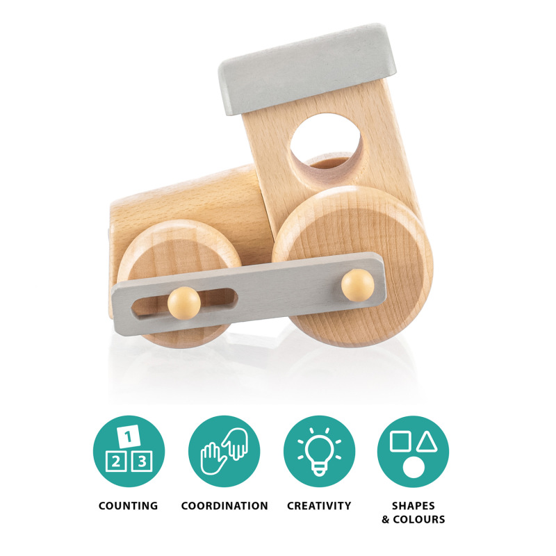 Dřevěná mašinka, Grey 3