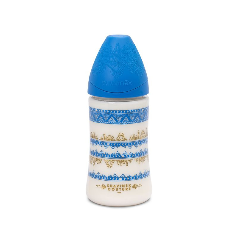 SUAVINEX | FĽAŠA PREMIUM 270ml SILIKÓN - TMAVO MODRÁ 1