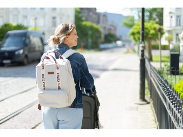 Prebaľovací batoh Family Club Off White 14