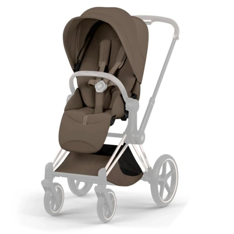 Set kočíka Cybex Priam Style + fusak platinum - Coconut Brown 2