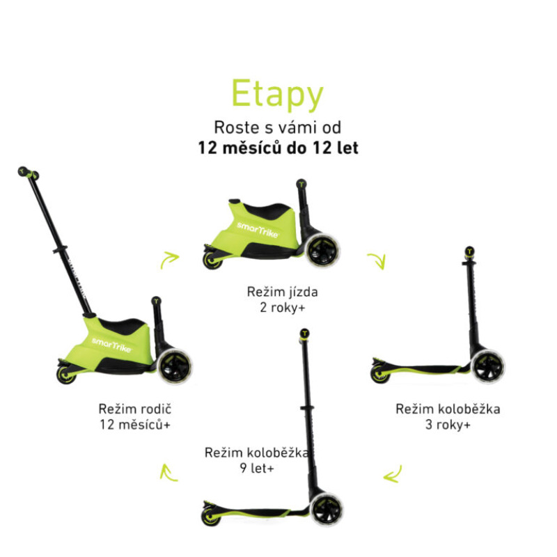 smarTrike Xtend Ride-on 2025 lime 2