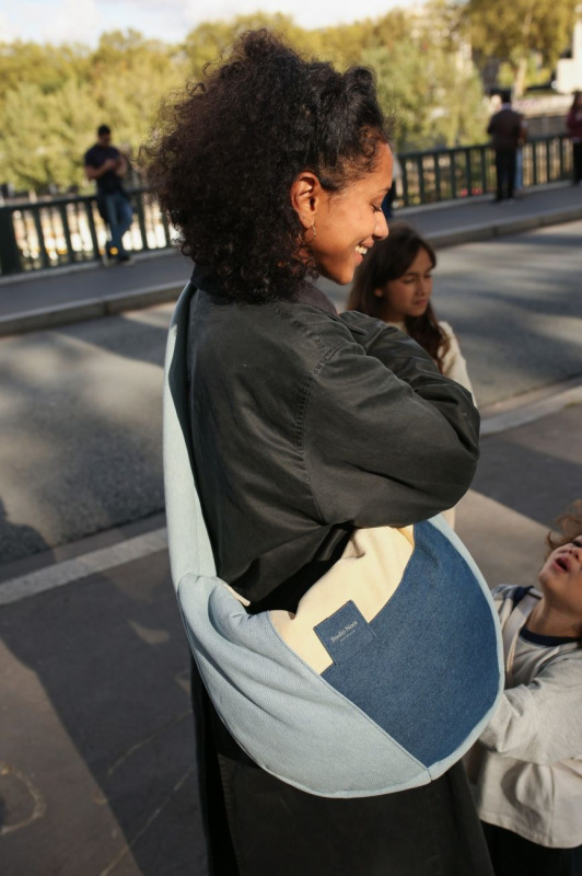 STUDIO NOOS - Patchwork Cross Body bag | Denim 1