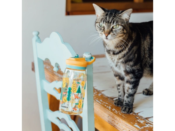 Plastová fľaša s náustkom Glow Kids Forest 580 ml 1