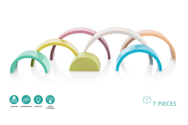 Dřevěná skládací duha, Sunrise 3