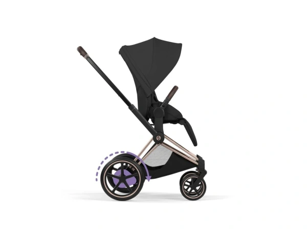 Cybex e-Priam Style podvozok 2026 - Rose Gold 2