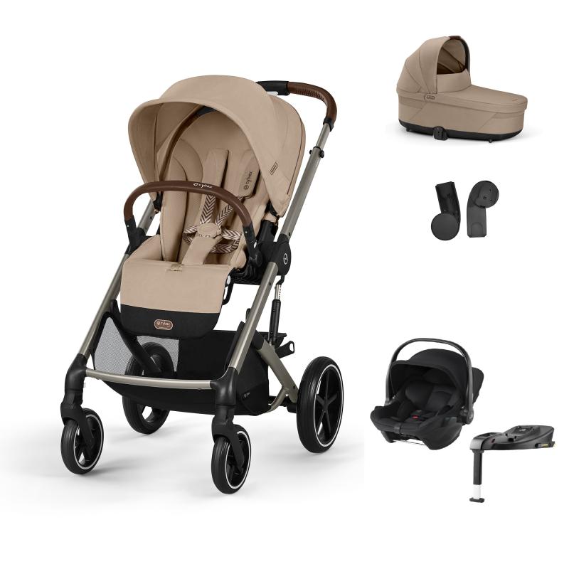 CYBEX BALIOS S Lux SET ALMOND BEIGE+ autosedačka + isofix základňa