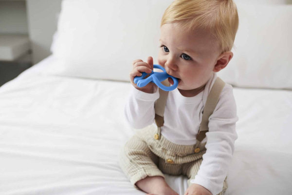 MATCHSTICK MONKEY Hryzátko a zubná kefka, BLUE 4