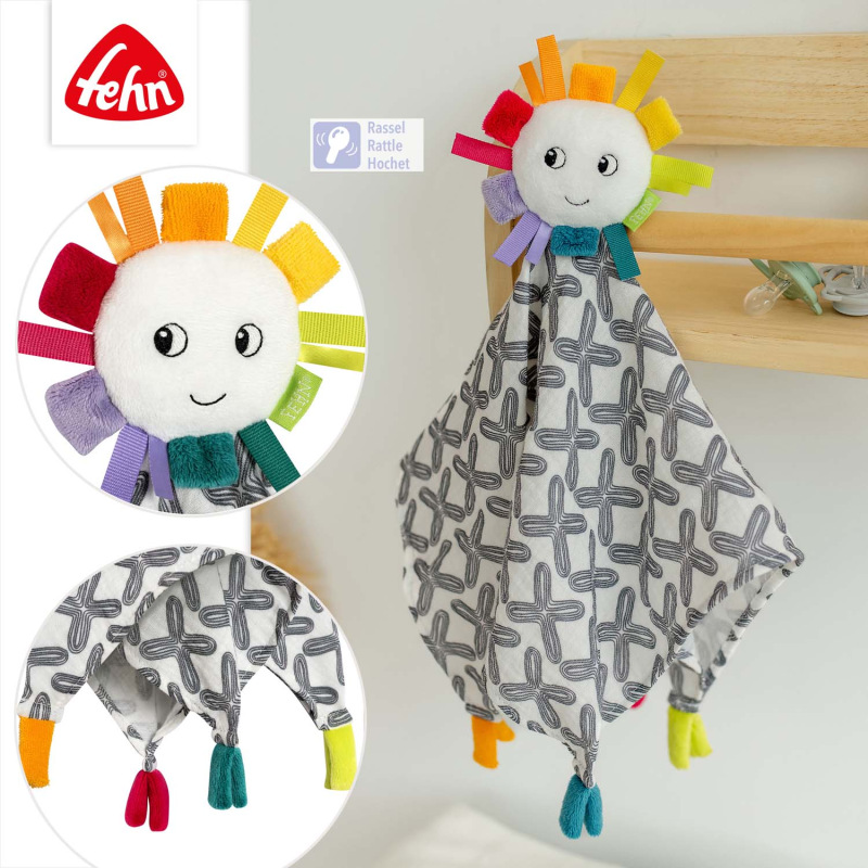 Mušelínový muchláčik so slnkom, DoBabyDoo B&W 3