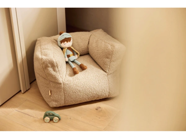 Kreslo detské Beanbag Teddy Warm Sand 4