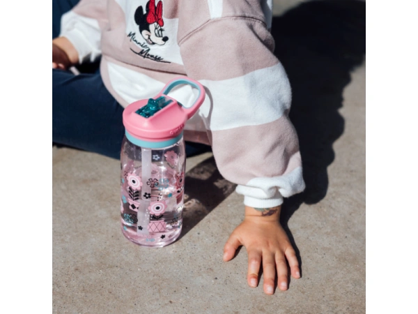 Plastová fľaša s náustkom Glow Kids Melodic Flowers 580 ml 1