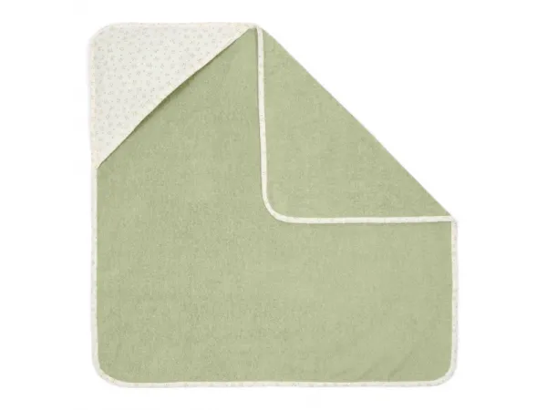 Osuška s kapucňou 100x100 cm Blueberry Leaves