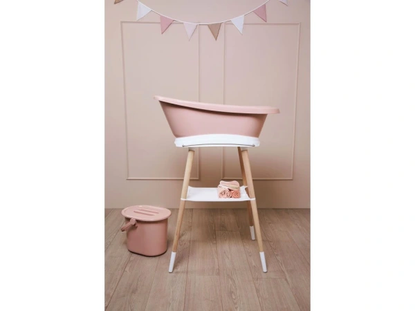 Bébé-Jou Sada Vaničky Sense Pale Pink a stojana Sense White 1