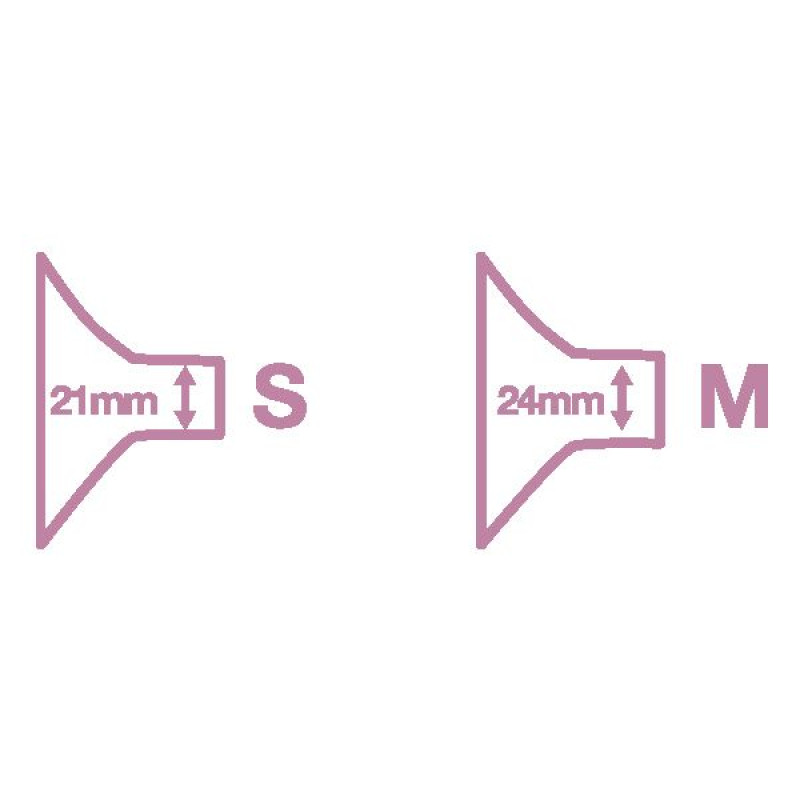 SUAVINEX | Prsný lievik k odsávačke materského mlieka - M 2