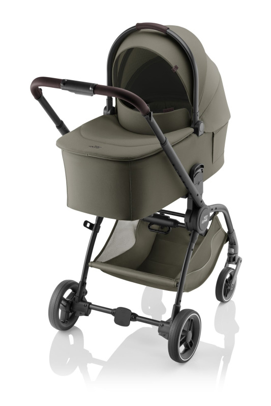 Sada kočíka Rio + hlboká vanička + autosedačka Baby-Safe PRO Lux, Urban Olive 15
