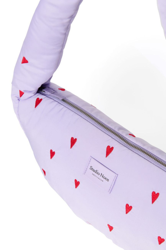 STUDIO NOOS - Puffy Mini Cross Body Bag | Purple Hearts 2