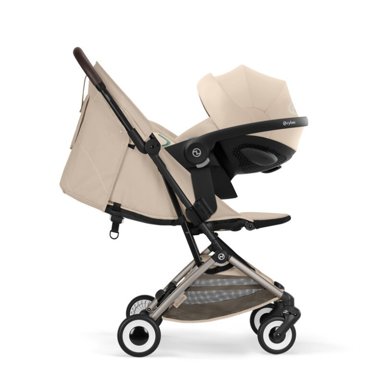 Cybex ORFEO 2026 BLK skladný kočík do lietadla - Almond Beige 3