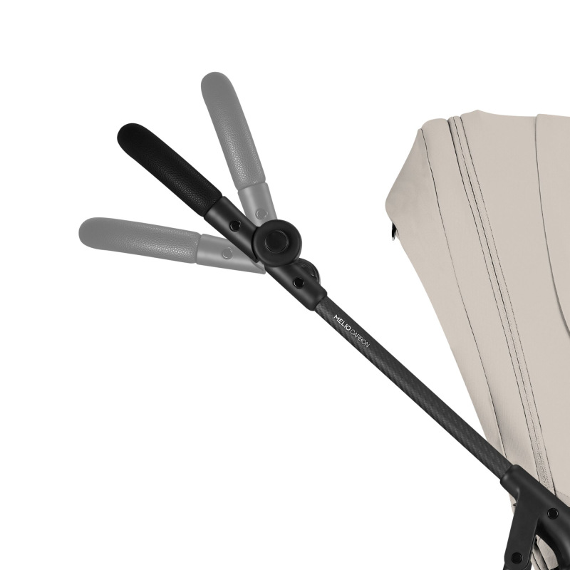 Cybex Melio Carbon 2026 - DUNE GREY, ľahká bugina 9