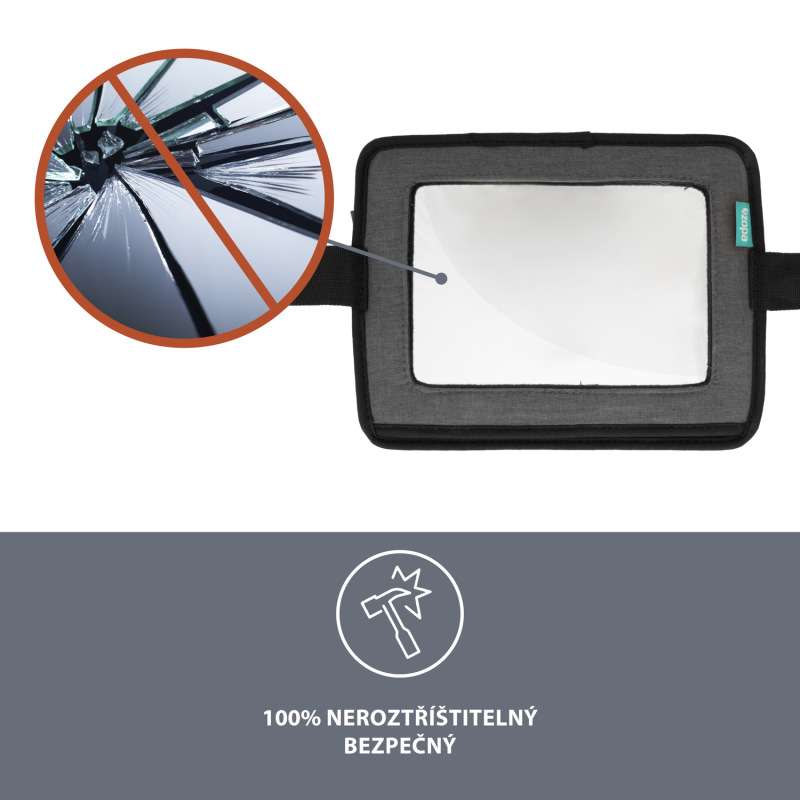 2 v 1 spätné zrkadlo a držiak na tablet 2