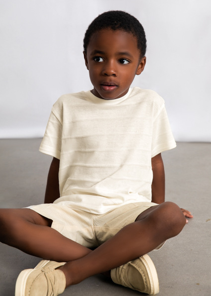 Mayoral chlapčenské tričko Cream 2