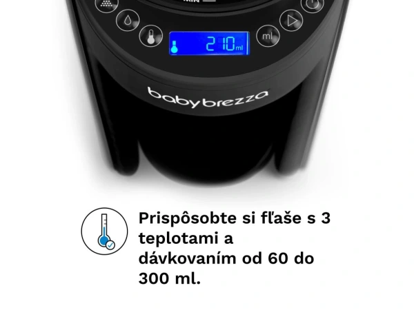 Baby Brezza Formula Pro Advanced All Black - prístroj na prípravu dojčenského mlieka 3