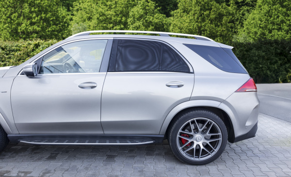 Slnečná clona do auta nasunovací L, Black 6