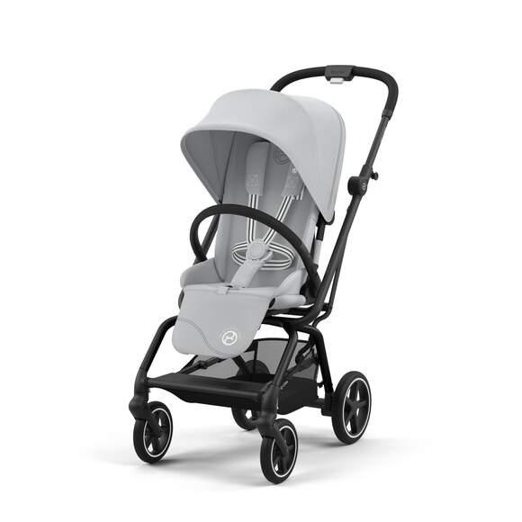 Cybex Eezy s Twist+ 2 Bugina 2025 Fog Grey, Black frame