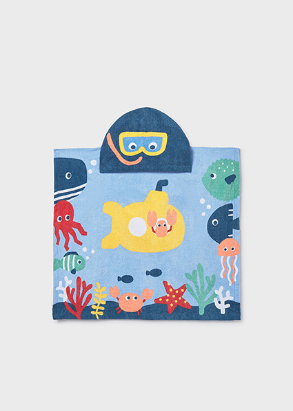 Mayoral uterákové pončo Blue 3