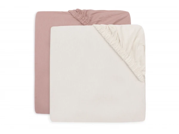 Napínacia plachta 40/50 x 80/90 cm 2 ks Wild Rose/Ivory