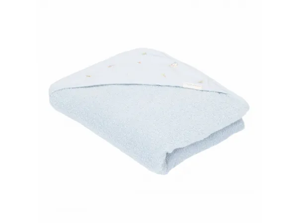 Osuška s kapucňou 100x100 cm Forest Friends Blue 3