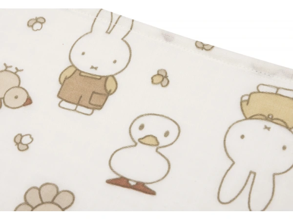 Plienky 3 ks 70x70 cm Miffy Family Farm 1