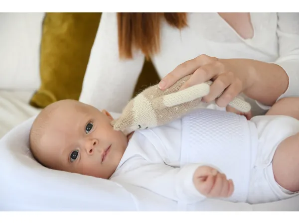 CocoonaBaby podložka + povlak White 5