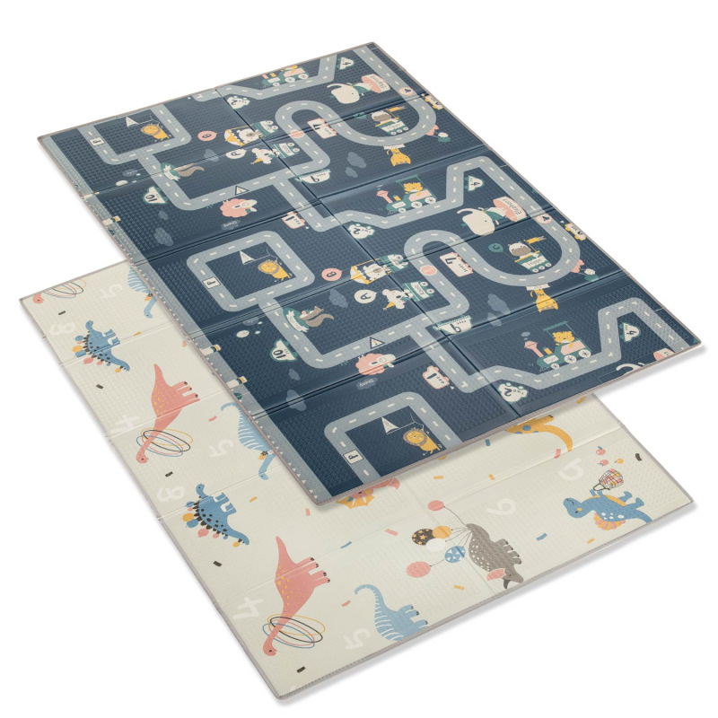 Multifunkční pěnová skládací podložka oboustranná 200x150, Dino 4