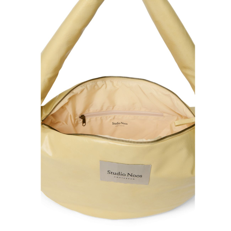 STUDIO NOOS - Leather Cross Body Bag | Butter Yellow 1