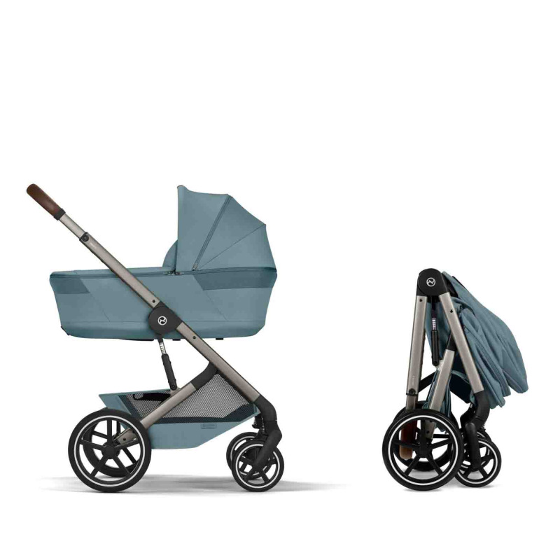 Cybex Balios S Lux 2026 s hlbokou skladacou vaničkou Stormy Blue 2