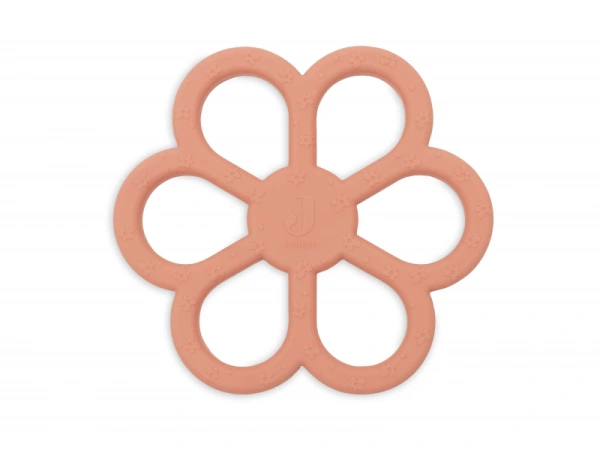 Hryzátka silikónové Flowers Coral Rose