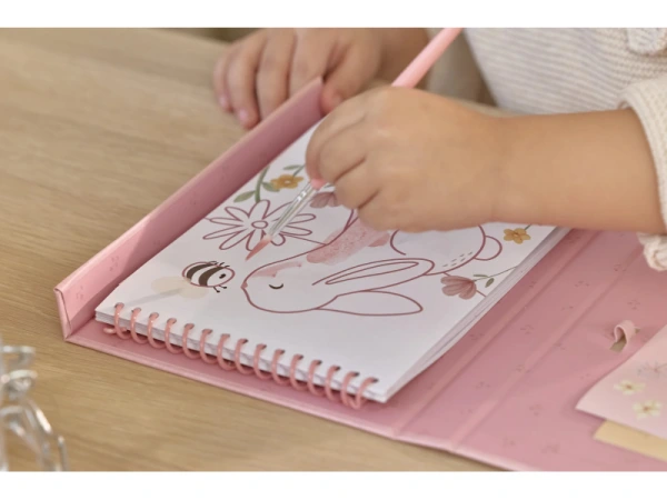 Omaľovánky s vodovkami a samolepkami Rosa Fairy Garden 6