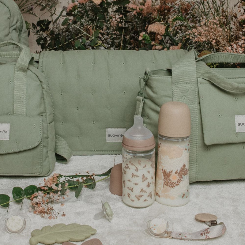 SUAVINEX | Dojčenská fľaša POETRY 360ml FYZIOL PRŮTOK L - krémová 2