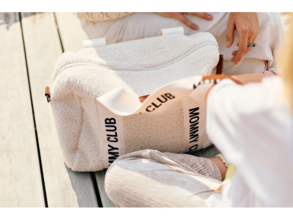 Prebaľovacia taška Mommy Club Signature Teddy Off White 13