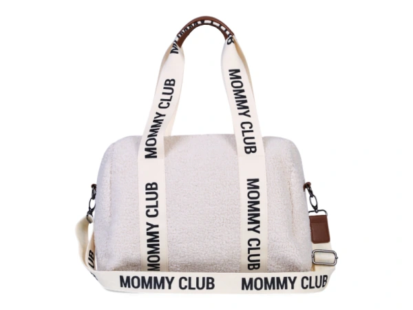 Prebaľovacia taška Mommy Club Signature Teddy Off White 2