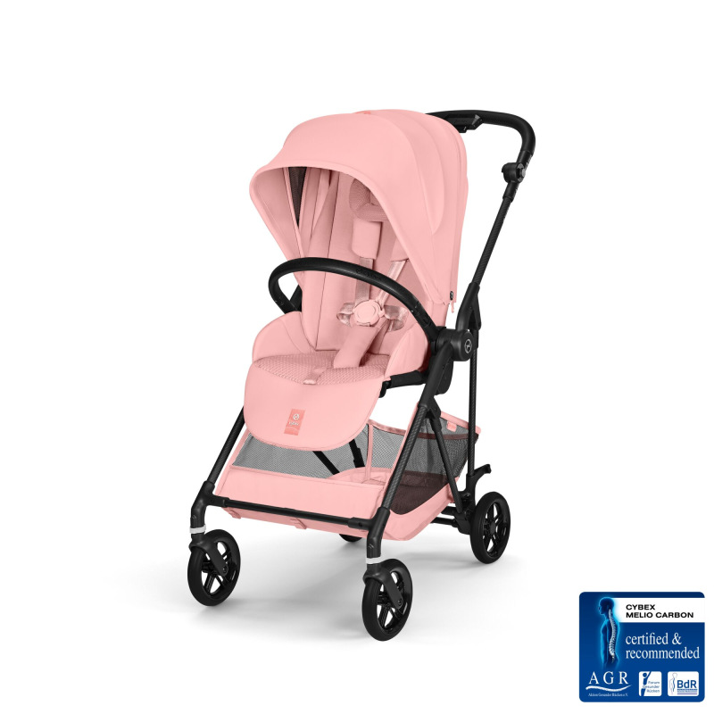 Cybex Melio Carbon 2026 - CANDY PINK, ľahká bugina