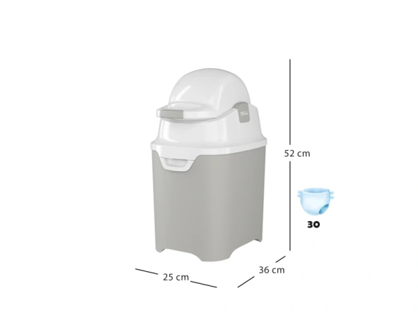 Kôš na plienky ONE White 2