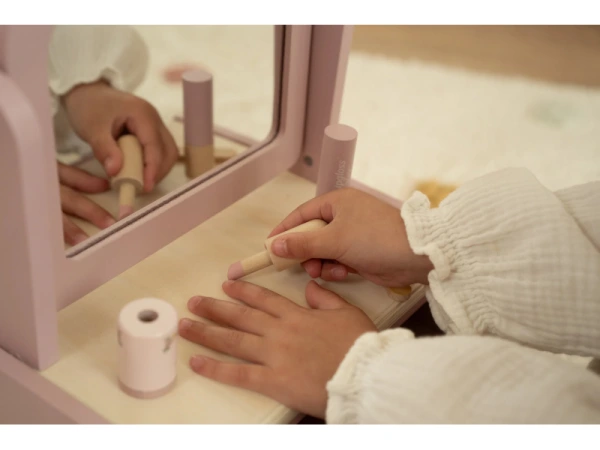 Toaletný stolík drevený Pink 7