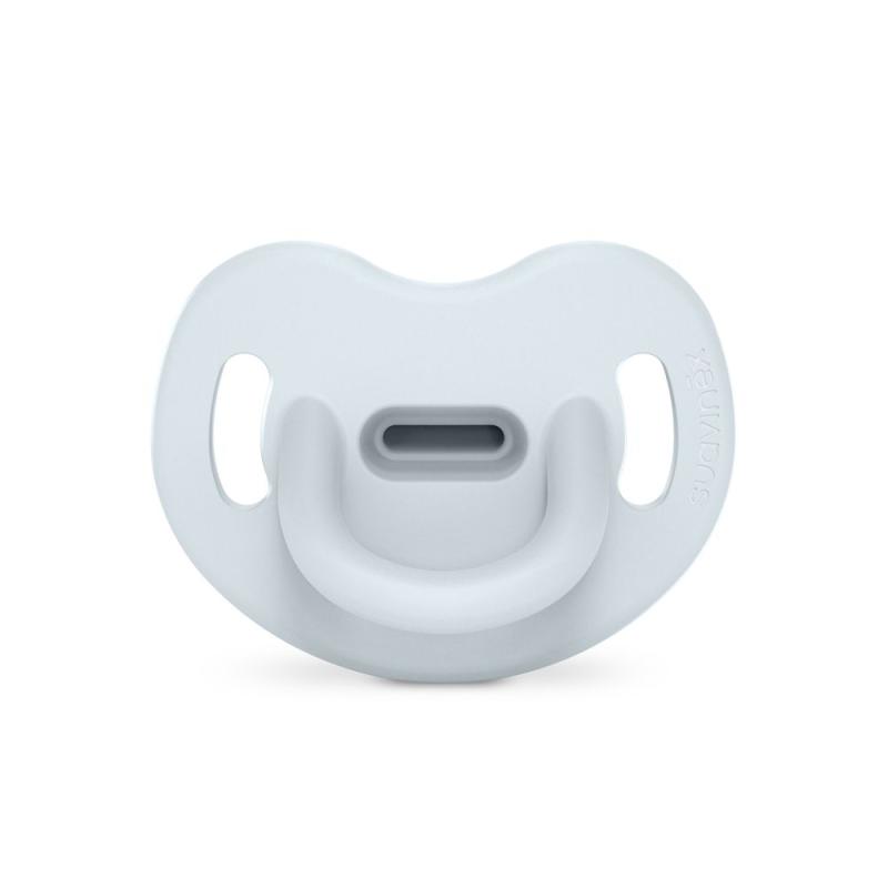 SUAVINEX | Cumlík anatomický SILIKÓN 6-18m SX PRO - COLOUR ESSENCE - modré