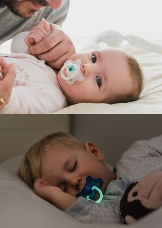 SUAVINEX | CUMLÍK DEŇ&NOC fyzioligický SILIKÓN +18m 2ks 1