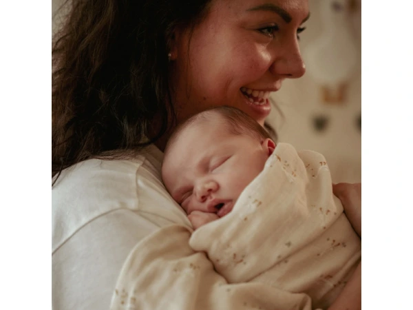 Plienka zavinovacia 120x120 cm Husa Newborn Naturals 2