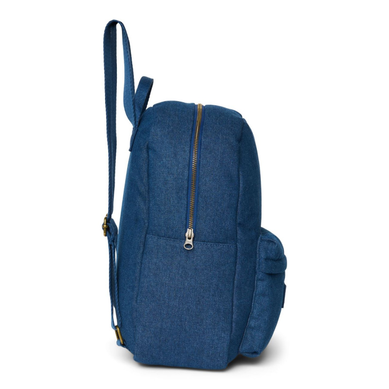 STUDIO NOOS - Denim Midi BACKPACK - batôžtek s predným vreckom | Dark Blue 2