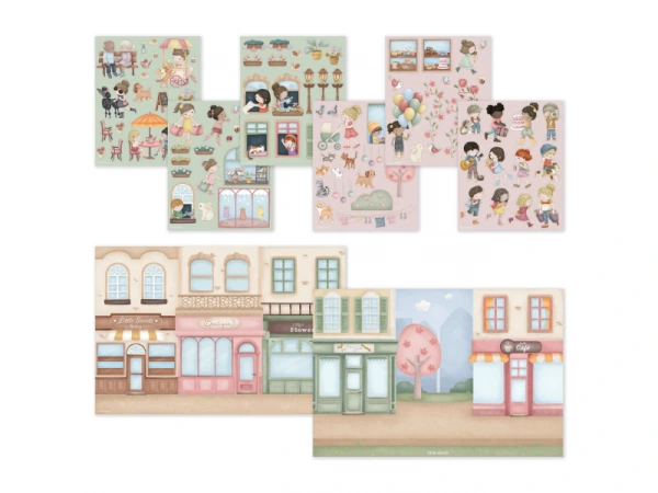 Knižka so samolepkami Nakupovanie Rosa 1