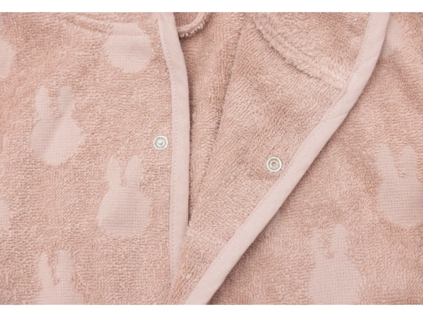 Detský froté župan s kapucňou Miffy pre bábätká od 1 do 2 rokov - Wild Rose 3
