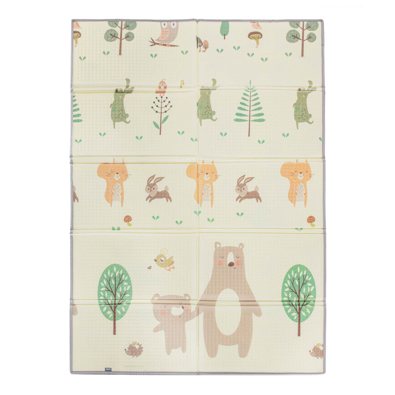 Multifunkční pěnová skládací podložka oboustranná 180x120, Forest 2