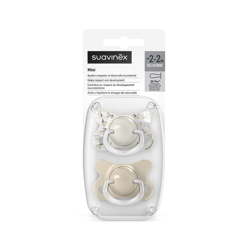SUAVINEX | Cumlík SX PRO fyziologický BIRDIES -2/2 m - krémový 5